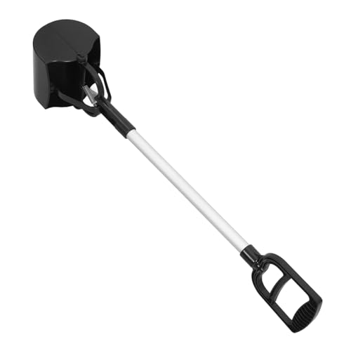 TOGEVAL Pet Poop Picker mit Extra Langem Griff Langlebiges Sicheres Material Tragbarer Hundekot Schaufel für Einfache Outdoor tierabfallreinigung Praktisches Poop Scoop Zufällige Farbe von TOGEVAL