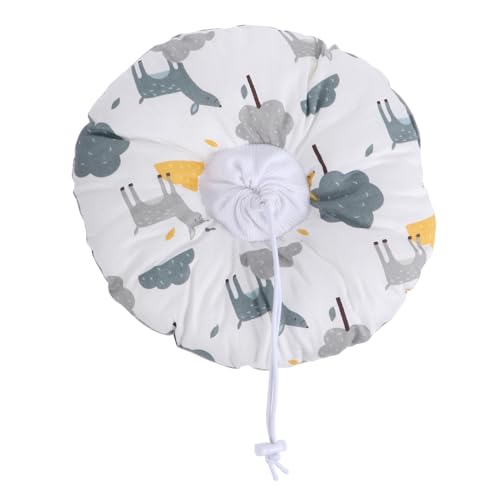 TOGEVAL Pet Surgery Cone für Katzen Verstellbarer Schutzkragen mit Niedlichem Muster Atmungsaktiv Leck Schutz für Wundheilung Geeignet für Verschiedene und Altersgruppen von TOGEVAL