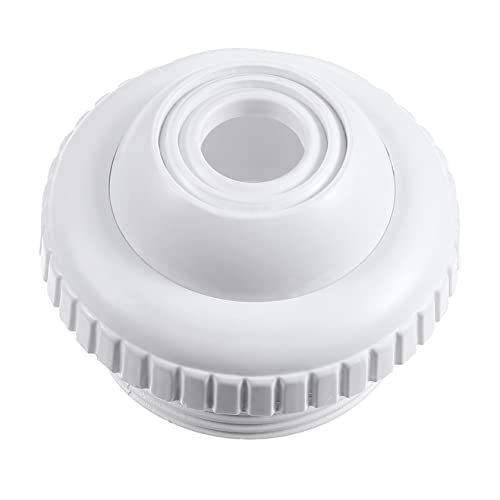 TOGEVAL Pool Einlassdüse PVC Rotierbare Eyeball Düse für Spa und Schwimmbad Einstellbare Strömungsrichtung Zubehör zur Wasserzirkulation Einfache Installation und Ersatzteile von TOGEVAL