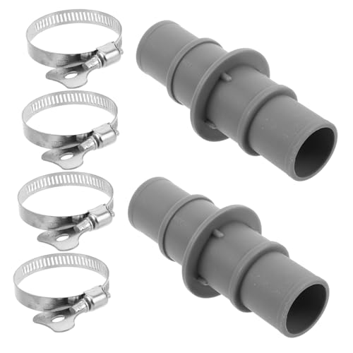 TOGEVAL Pool Schlauchadapter mit Vacuum Verbindern und Handklemmen Kompatibel Schwimmbad Saugschläuchen Robustes Zubehör für Pool Filterpumpe und Reinigungsgeräte TOGEVAL Pool Schlauchadapter mit Vacuum Verbindern und Handklemmen Kompatibel Schwimmbad Saugschläuchen Robustes Zubehör für Pool Filterpumpe und Reinigungsgeräte von TOGEVAL