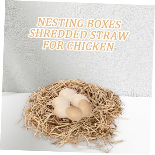 TOGEVAL Poultry Nest Box Einstreu Zerkleinertes Stroh Hühnerstall Nestmaterial Natürliches Stallstroh Nistkasten Polsterung für Hühner Legenester und Brutplätze TOGEVAL Poultry Nest Box Einstreu Zerkleinertes Stroh Hühnerstall Nestmaterial Natürliches Stallstroh Nistkasten Polsterung für Hühner Legenester und Brutplätze von TOGEVAL