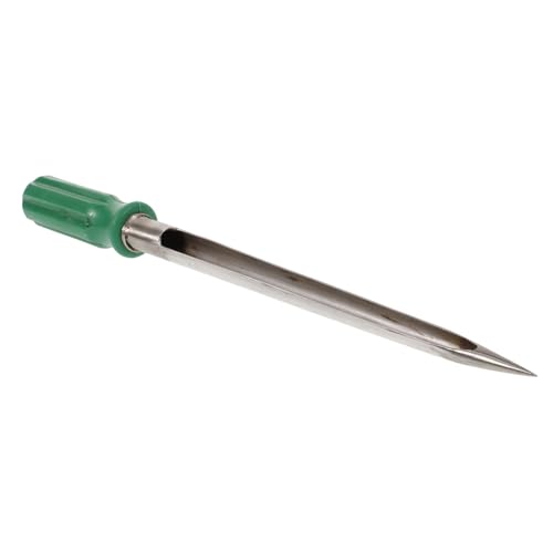 TOGEVAL Probenröhre Gartenarbeit Getreideprobe Weizenprobenehmer Tester Körner-Pulver-Sampler Werkzeug Weizen Mais Sampler multifunktionaler Sampler Rostfreier Stahl Silver von TOGEVAL