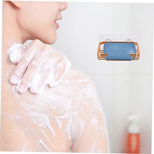 TOGEVAL Punchfreie Wand seifenhalterung aus Premium Aluminium Rostfrei mit Abfluss für Schnelles Trocknen Platzsparend Vielseitig für Bad Küche und Toilette Praktische Seifenablage von TOGEVAL