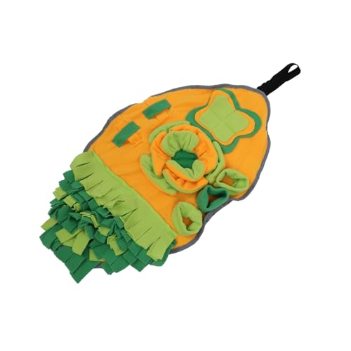 TOGEVAL Rabbit Snuffle Mat für Kaninchen mit Rutschfestem Boden Weiche Atmungsaktive Futtermatte zur Beschäftigung und Stresslinderung Vielseitig als Futter Suchmatte Einsetzbar Waschbar von TOGEVAL