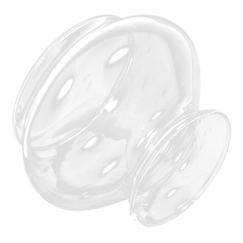 TOGEVAL Retro Glas Lampenschirm Öl Lampe Schirm Winddicht Ersatzglas Schutzabdeckung für Kerosinlampen und Butterlampen Transparent Mittelgroß Einfach zu Montieren Für Wohnraum und von TOGEVAL