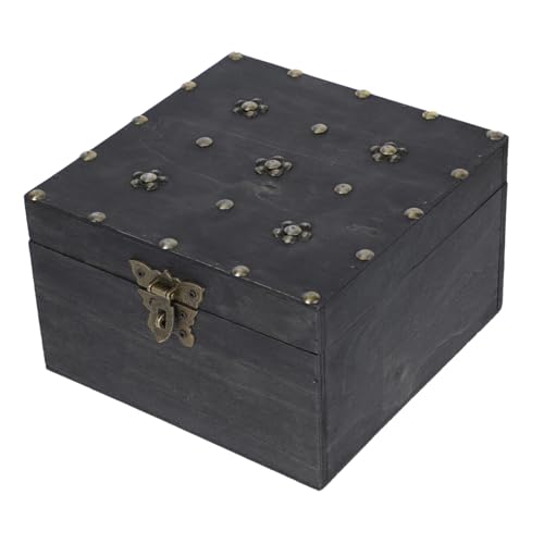 TOGEVAL Retro Holz Aufbewahrungsbox mit Schloss Antike Schmuck Organizer Kiste Umweltfreundlicher Holzkasten für Kleine Gegenstände Praktische Vintage Schatztruhe für Zuhause und Büro TOGEVAL Retro Holz Aufbewahrungsbox mit Schloss Antike Schmuck Organizer Kiste Umweltfreundlicher Holzkasten für Kleine Gegenstände Praktische Vintage Schatztruhe für Zuhause und Büro von TOGEVAL