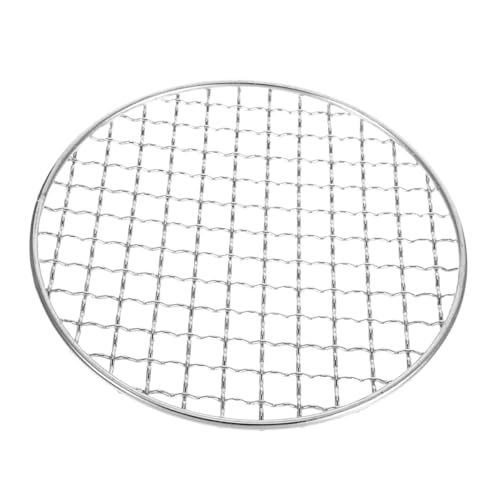 TOGEVAL Rundes Edelstahl Grillnetz BBQ Matte Maschenweite Antihaft Backen Grillgitter für Outdoor Camping Leicht zu Reinigen Spülmaschinenfest Langlebig TOGEVAL Rundes Edelstahl Grillnetz BBQ Matte Maschenweite Antihaft Backen Grillgitter für Outdoor Camping Leicht zu Reinigen Spülmaschinenfest Langlebig von TOGEVAL
