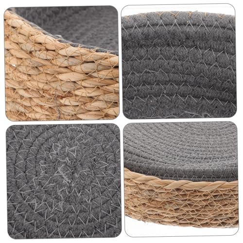 TOGEVAL Rundes Geflochtenes Haustierbett aus Weichem Material Atmungsaktiv und Langlebig Kleines Hundebett und Katzennest Komfortables Schlafkissen für Kleine Hunde Katzen und Welpen TOGEVAL Rundes Geflochtenes Haustierbett aus Weichem Material Atmungsaktiv und Langlebig Kleines Hundebett und Katzennest Komfortables Schlafkissen für Kleine Hunde Katzen und Welpen von TOGEVAL