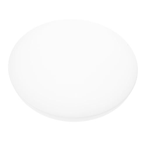 TOGEVAL Rundes Kunststoff-deckenlampen- Diffuser Lampenschirm mit Stabilem Sockel Universeller LED Glühlampen-abdeckschirm für Flur Balkon Schlafzimmer Wohnzimmer Moderne Blendfreie von TOGEVAL