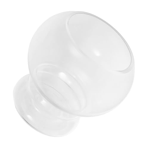 TOGEVAL Rundes Transparentes Aquarium Kleine Fischschale für Goldfische und Betta Fische Desktop Leicht zu Reinigen für Begrenzten TOGEVAL Rundes Transparentes Aquarium Kleine Fischschale für Goldfische und Betta Fische Desktop Leicht zu Reinigen für Begrenzten von TOGEVAL