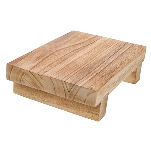 TOGEVAL Rustikaler Dekorativer Holzhocker aus Massivem Holz mit Einzigartiger Maserung Stabiler Stand Vielseitig als Display Riser für Pflanzen und Deko Praktisch für Wohnraumgestaltung TOGEVAL Rustikaler Dekorativer Holzhocker aus Massivem Holz mit Einzigartiger Maserung Stabiler Stand Vielseitig als Display Riser für Pflanzen und Deko Praktisch für Wohnraumgestaltung von TOGEVAL