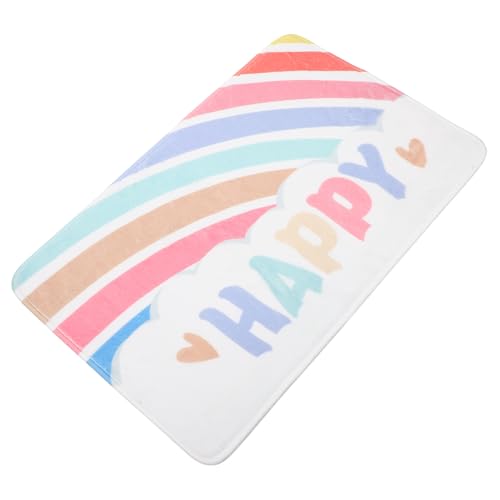 TOGEVAL Rutschfester Regenbogen Türmatte Weicher Langsam Rückfedernder Badteppich Saugfähiger Bodenmatte für Badezimmer Schlafzimmer Küche und Wohnräume Modernes Design Schützt vor TOGEVAL Rutschfester Regenbogen Türmatte Weicher Langsam Rückfedernder Badteppich Saugfähiger Bodenmatte für Badezimmer Schlafzimmer Küche und Wohnräume Modernes Design Schützt vor von TOGEVAL