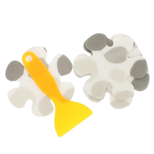 TOGEVAL Rutschhemmende Anti rutsch Streifen für Dusche und Badewanne Selbstklebende Graue Sicherheitsaufkleber mit Blumenmuster Installieren und Reinigen rutschfest für Badezimmerfliesen TOGEVAL Rutschhemmende Anti rutsch Streifen für Dusche und Badewanne Selbstklebende Graue Sicherheitsaufkleber mit Blumenmuster Installieren und Reinigen rutschfest für Badezimmerfliesen von TOGEVAL