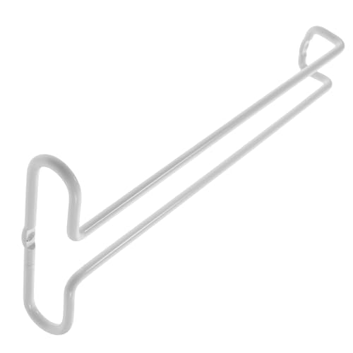 TOGEVAL Schwarzer Metall weinglashalter zum Hängen Platzsparend und Robust Klassisches Design für Küchen Bars und Restaurants Einfache Montage als für Haushalt von TOGEVAL