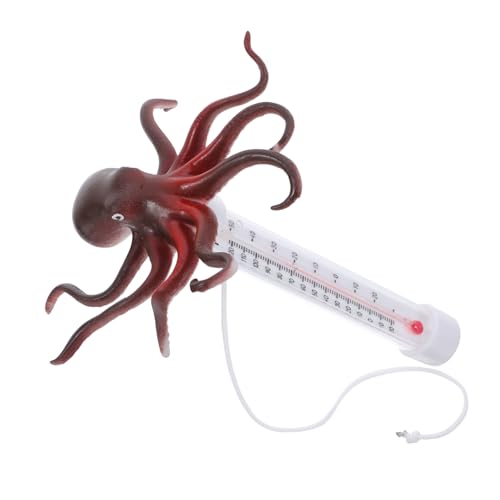 TOGEVAL Schwimmendes Poolthermometer im Octopus Design Leicht Ablesbares Temperaturmessgerät für Schwimmbad Spa und Kinderfreundliches und Zubehör TOGEVAL Schwimmendes Poolthermometer im Octopus Design Leicht Ablesbares Temperaturmessgerät für Schwimmbad Spa und Kinderfreundliches und Zubehör von TOGEVAL