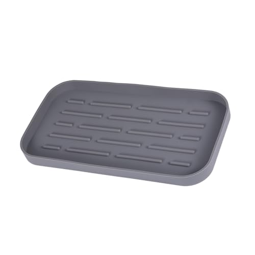 TOGEVAL Silikon Ablage und Abtropfmatte Rutschfestes Kratzschützendes Drainage Tablett für Spülbecken Küchen Organizer für Schwämme Becher und Besteck Platzsparend und Leicht zu Reinigen TOGEVAL Silikon Ablage und Abtropfmatte Rutschfestes Kratzschützendes Drainage Tablett für Spülbecken Küchen Organizer für Schwämme Becher und Besteck Platzsparend und Leicht zu Reinigen von TOGEVAL