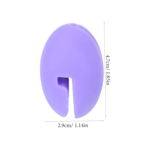 TOGEVAL Silikon Thermometer Clip Topfclip Flexibel Hitzebeständig für Präzise Temperaturmessung Beim Kochen Fritteusen Sirup Zuckerthermometer Halter Küchenzubehör von TOGEVAL