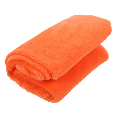 TOGEVAL Solide Farbfleece Haustierdecke Warme Flauschige Flanell Fleecedecke für Hunde und Katzen Leicht und Kuschelig Orange als für Kleine Haustiere TOGEVAL Solide Farbfleece Haustierdecke Warme Flauschige Flanell Fleecedecke für Hunde und Katzen Leicht und Kuschelig Orange als für Kleine Haustiere von TOGEVAL