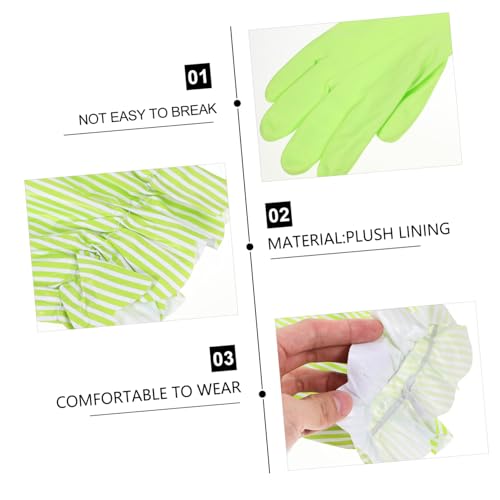 TOGEVAL Spülhandschuhe mit Plüschfutter Verstärkt Extra Lang für Küchenreinigung Geschirrspülen Hausarbeit und Gartenarbeit Grün Komfortabel und Schützend TOGEVAL Spülhandschuhe mit Plüschfutter Verstärkt Extra Lang für Küchenreinigung Geschirrspülen Hausarbeit und Gartenarbeit Grün Komfortabel und Schützend von TOGEVAL