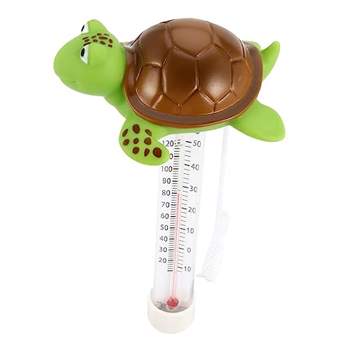 TOGEVAL Süßer Tier Badethermometer Schwimmend Schnelles Messgerät für Pool Badewanne Teich von TOGEVAL