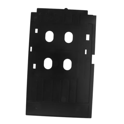 TOGEVAL Tablett Zur Kartenherstellung PVC-druckerfach PVC-kartenfach Kartendrucker-maschinenfach Kartenhalterfach Ausweisdrucker Kartendruckfach Fach Für Karten Kartendruckerfach Black von TOGEVAL