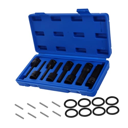 TOGEVAL Teiliges Axle Nut Impact Socket Dünnwandige Verschleißfeste Schlagbohrfutter Einsätze Integrierte Pneumatik Schlagschrauber Bits für Mechanische Montage und Demontage TOGEVAL Teiliges Axle Nut Impact Socket Dünnwandige Verschleißfeste Schlagbohrfutter Einsätze Integrierte Pneumatik Schlagschrauber Bits für Mechanische Montage und Demontage von TOGEVAL