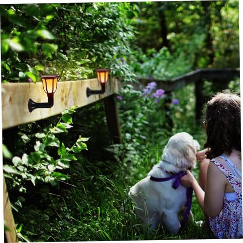 TOGEVAL Teiliges Kunststoff Solarlicht Verbindungsset mit Bodenhülse und Winkelstück Wetterfestes Ersatzteil für Gartenleuchten Einfach Montierbar Kompatibel mit Landschafts Erdspießen von TOGEVAL
