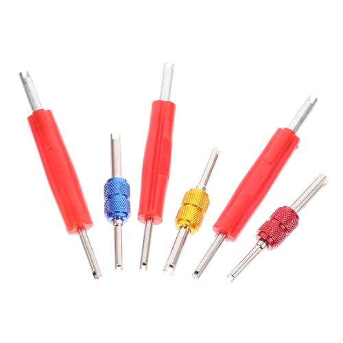 TOGEVAL Teiliges Ventilkern Demontage Werkzeug Dualer Kopf für Auto und C Systeme Langlebig Handlich Vielseitig Einsetzbar bei Reifen und Ventilreparaturen von TOGEVAL