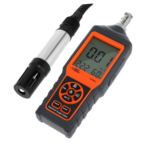 TOGEVAL Tragbares Messgerät für Gelösten Sauerstoff Do Tester mit Hoher Genauigkeit Schnellem Ansprechverhalten für Aquarien Teiche Aquakultur Wasserqualitätstest Kit mit Transportbox TOGEVAL Tragbares Messgerät für Gelösten Sauerstoff Do Tester mit Hoher Genauigkeit Schnellem Ansprechverhalten für Aquarien Teiche Aquakultur Wasserqualitätstest Kit mit Transportbox von TOGEVAL