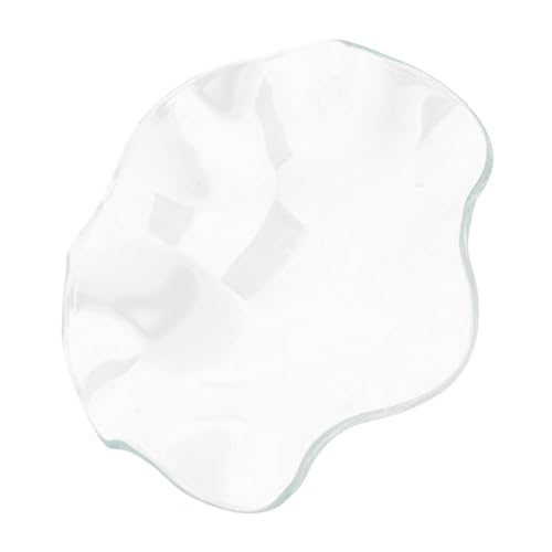 TOGEVAL Transparente gewellte Schale ätherischer Ölhalter transparente, gewellte Schale für ätherische Öle ätherische Ölschale Wachsschmelzwärmergeschirr Ersatz-Ölwärmerschale Glas TOGEVAL Transparente gewellte Schale ätherischer Ölhalter transparente, gewellte Schale für ätherische Öle ätherische Ölschale Wachsschmelzwärmergeschirr Ersatz-Ölwärmerschale Glas von TOGEVAL