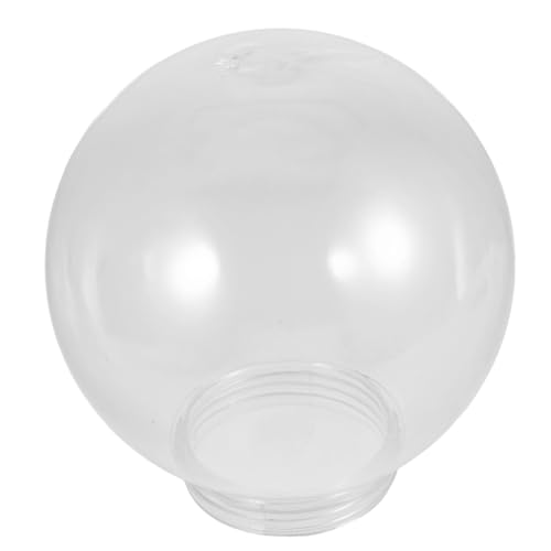 TOGEVAL Transparenter Kugel Lampenschirm Outdoor Garten Lampenabdeckung Ersatz für Laternenpfosten mit Glatter Oberfläche und Hoher Lichtdurchlässigkeit von TOGEVAL