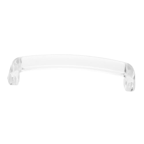 TOGEVAL Transparenter Push Pull Schubladengriff aus Klarem Unsichtbarer Möbelgriff für Küchenschränke und Kleiderschränke Modernes Design Einfach zu Montieren Stilvoll und Praktisch von TOGEVAL