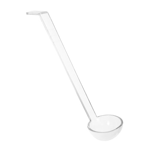 TOGEVAL Transparenter Servierlöffel aus Robustem PC mit Langem Griff Hitzebeständig und Bruchsicher als Suppen Soßenlöffel für Buffet Catering und Selbstbedienung Leicht zu Reinigen TOGEVAL Transparenter Servierlöffel aus Robustem PC mit Langem Griff Hitzebeständig und Bruchsicher als Suppen Soßenlöffel für Buffet Catering und Selbstbedienung Leicht zu Reinigen von TOGEVAL