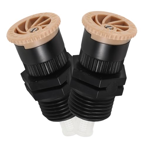 TOGEVAL Verstellbare Sprühdüse Kunststoff Sprinklerkopf Gartenschlauch Bewässerung Nozzle Ersatz für Garten Bewässerungssysteme Automatisches Gießen Einfache von TOGEVAL