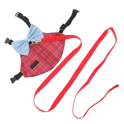 TOGEVAL Verstellbares Kaninchen-Geschirr und Leine Set Atmungsaktives Hasengeschirr mit Weichem Hautfreundlichem Material Verstellbar für Kleine Kaninchen Stilvoller Gentleman-Anzug für TOGEVAL Verstellbares Kaninchen-Geschirr und Leine Set Atmungsaktives Hasengeschirr mit Weichem Hautfreundlichem Material Verstellbar für Kleine Kaninchen Stilvoller Gentleman-Anzug für von TOGEVAL