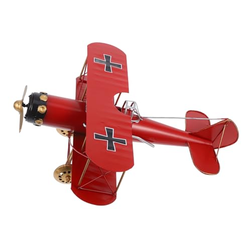 TOGEVAL Vintage Flugzeugmodell Retro Dekoration aus Metall für Schreibtisch Wohnzimmer Büro Deko Authentisches Retro Flugzeug Metallkunstwerk Robust Langlebig TOGEVAL Vintage Flugzeugmodell Retro Dekoration aus Metall für Schreibtisch Wohnzimmer Büro Deko Authentisches Retro Flugzeug Metallkunstwerk Robust Langlebig von TOGEVAL