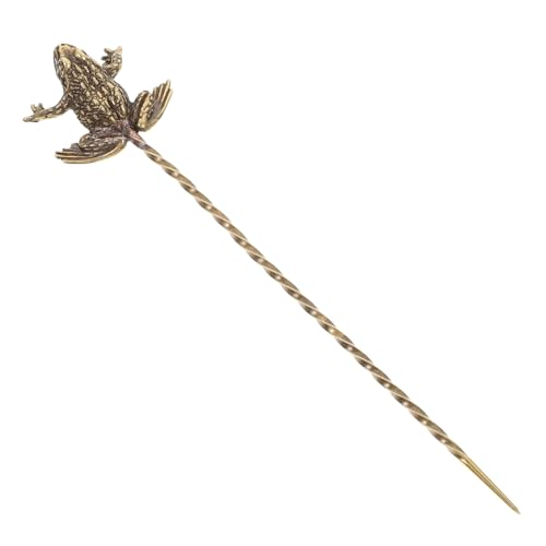TOGEVAL Vintage Messing Teadorn Nadel mit Feiner Spitze zum Entstopfen von Teekannen und Dekorativem Haarschmuck Multifunktional als Teekannen reinigungsnadel und Antiker Haarpin TOGEVAL Vintage Messing Teadorn Nadel mit Feiner Spitze zum Entstopfen von Teekannen und Dekorativem Haarschmuck Multifunktional als Teekannen reinigungsnadel und Antiker Haarpin von TOGEVAL