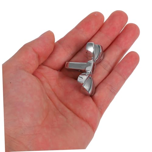 TOGEVAL Vintage Schrankgriff Schleifenform aus Messing Ergonomischer Möbelknopf für Kommode Einfach zu Montierender Schranktürgriff in Glänzendem Silber Vielseitig für Schränke und TOGEVAL Vintage Schrankgriff Schleifenform aus Messing Ergonomischer Möbelknopf für Kommode Einfach zu Montierender Schranktürgriff in Glänzendem Silber Vielseitig für Schränke und von TOGEVAL