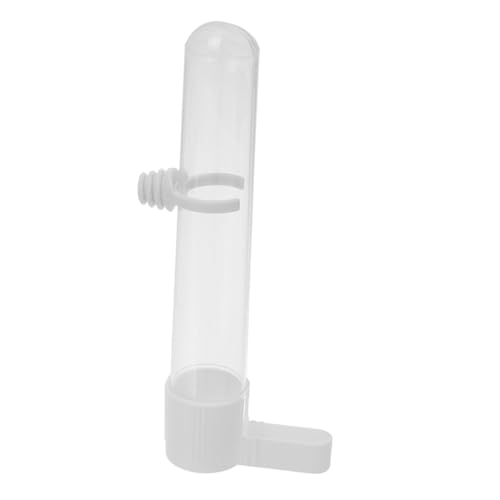 TOGEVAL Vogel Futterspender Langform Futterbox für Papageien und Kleintiere Abnehmbar Leicht zu Reinigen Tragbarer Futterbecher für Wellensittiche Hamster Kaninchen Mäuse Zufällige Farbe von TOGEVAL