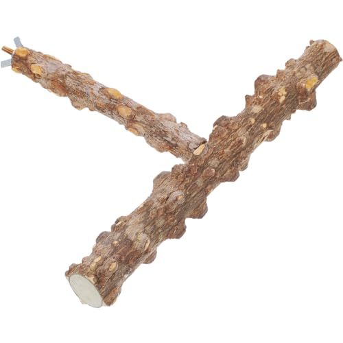 TOGEVAL Vogel sitzstange aus Naturholz Langlebiger Papageien Stand mit Robustem Holz Kratzfestes Vogelspielzeug Geeignet als Vogelkäfig zubehör Sicherer Kletter Ruheplatz für TOGEVAL Vogel sitzstange aus Naturholz Langlebiger Papageien Stand mit Robustem Holz Kratzfestes Vogelspielzeug Geeignet als Vogelkäfig zubehör Sicherer Kletter Ruheplatz für von TOGEVAL