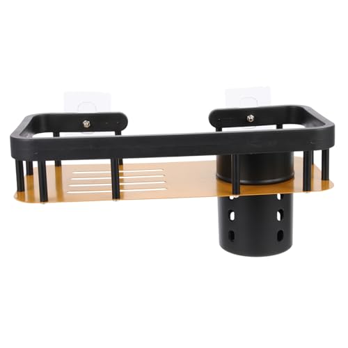 TOGEVAL Wandregal aus Hochwertiger Legierung Wasser Rostbeständig mit Offenem Boden für Schnelle Trocknung Vielseitiges Wand Organizer Regal für Bad und Wohnzimmer Einfache Montage ohne von TOGEVAL