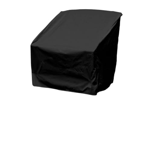 TOGEVAL Wasserdichte Gartenmöbel Abdeckhaube Schwarz Reißfestes Flexibles Schutzcover für Stühle Bänke und Tische Wetterfeste Outdoor Möbelabdeckung Langlebiger Schutz vor Regen und Schnee von TOGEVAL
