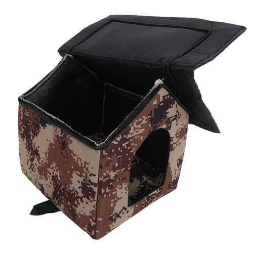 TOGEVAL Winterfestes Katzenhaus Außen Isoliertes Wetterfestes Haustierhaus mit Wärmedämmung und Robustem Material für Sicheren Gemütlichen Unterschlupf im Freien TOGEVAL Winterfestes Katzenhaus Außen Isoliertes Wetterfestes Haustierhaus mit Wärmedämmung und Robustem Material für Sicheren Gemütlichen Unterschlupf im Freien von TOGEVAL