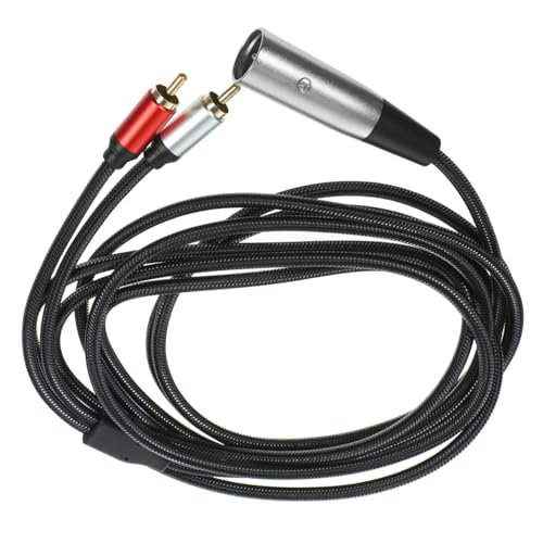 TOGEVAL Xlr Rca Audio Adapterkabel Flexibles und Langlebiges Mikrofon Anschlusskabel für Hochwertige Klangübertragung und Zuverlässige Tonqualität Geeignet für Mischpulte und TOGEVAL Xlr Rca Audio Adapterkabel Flexibles und Langlebiges Mikrofon Anschlusskabel für Hochwertige Klangübertragung und Zuverlässige Tonqualität Geeignet für Mischpulte und von TOGEVAL