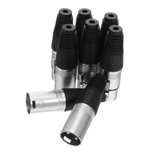 TOGEVAL Xlr Stecker Pin Löten Mikrofonkabel Verbinder Male Female Professionelle Audioplug für Studio Bühne Live Sound Übertragung von TOGEVAL
