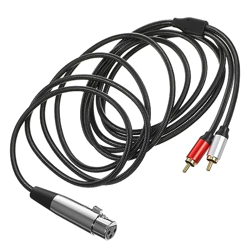 TOGEVAL Xlr zu Rca Audio Adapterkabel Mikrofon Verbindungskabel Langlebig Flexibel für Audiokonvertierung und Übertragung TOGEVAL Xlr zu Rca Audio Adapterkabel Mikrofon Verbindungskabel Langlebig Flexibel für Audiokonvertierung und Übertragung von TOGEVAL