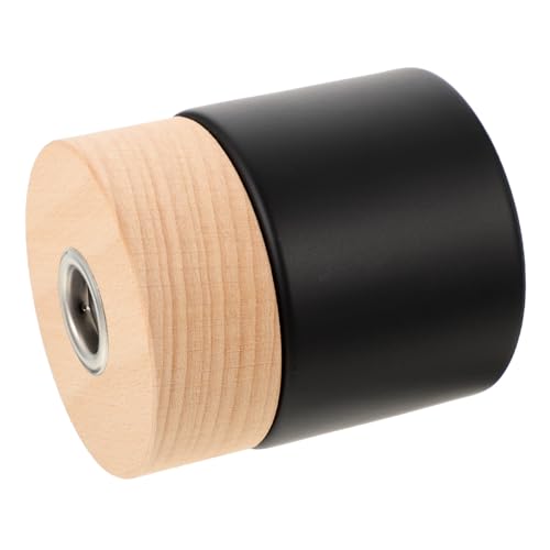 TOGEVAL Zylindrische Glas diffusorflasche mit Holzdeckel Schwarz Wiederverwendbare Essenzöl aufbewahrung Multifunktional für Raumduft Schlafzimmer Büro und Auto Dekoratives Duftgefäß TOGEVAL Zylindrische Glas diffusorflasche mit Holzdeckel Schwarz Wiederverwendbare Essenzöl aufbewahrung Multifunktional für Raumduft Schlafzimmer Büro und Auto Dekoratives Duftgefäß von TOGEVAL