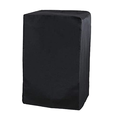 TOGEVAL wasserdichte Grillabdeckung aus Oxford Stoff Winddicht UV beständig Reißfest mit Befestigungsriemen Passend für Outdoor BBQ Grills Schwarz Staub Wetterfest von TOGEVAL