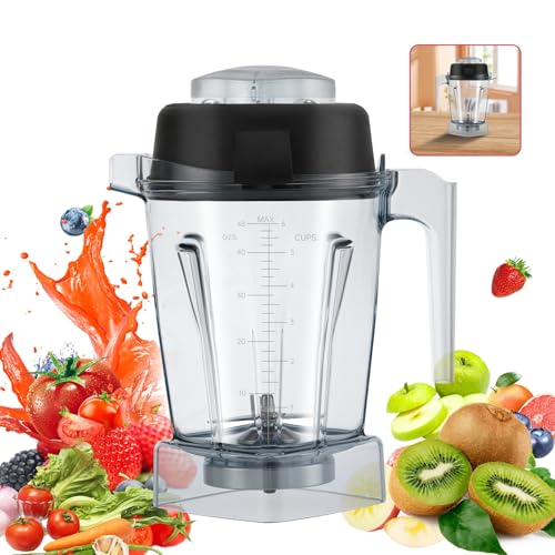 Vitamix Ersatzkrug für Vitamix, 1,4 l, Ersatz für Vitamix-Mix-Behälter, E310, 320, Pro200, 5200, 6300, VM0197, 56085, Classic Explorian Commercial Professional Serie, 5 Jahre Service von TOGJNDLL