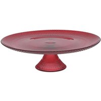 Roter Glasständer 21 cm x h 9 cm rotes Glas von TOGNANA